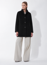 Load image into Gallery viewer, Cinzia Rocca Classic Wool Coat in Black

