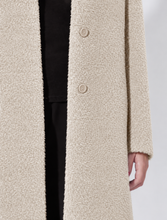 Load image into Gallery viewer, Cinzia Rocca Wool Blend Short Coat in Stone

