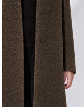 Load image into Gallery viewer, Cinzia Rocca Wool Blend Short Coat in Chocolate Brown
