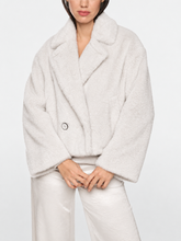 Load image into Gallery viewer, MarcCain Short faux fur outdoor coat
