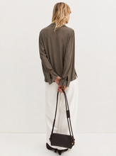 Load image into Gallery viewer, Emme Aggravi Blouse in Dark Brown

