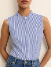 Load image into Gallery viewer, Emme Giuliva Sleeveless Blouse in Navy
