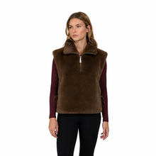 Load image into Gallery viewer, OakWood Yasmine Faux Fur with Collar in Chocolate
