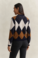 Load image into Gallery viewer, Gant Argyle C-Neck Cardigan
