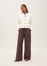 Load image into Gallery viewer, Rosso35 Linen Elasticated Trousers in Brown
