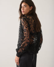 Load image into Gallery viewer, Summum Black Boxy Mesh Top
