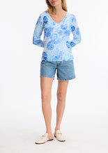 Load image into Gallery viewer, Leo &amp; Ugo Sweater in Blue/White
