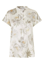 Load image into Gallery viewer, Dea Kudibal VidaDEA Blouse with wing sleeve in Paeonia White
