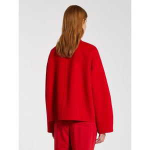 Marella Medusa Coat in Red