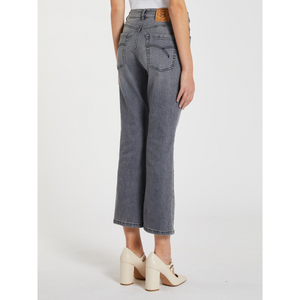 Marella Flare-Cropped Jeans in Grey