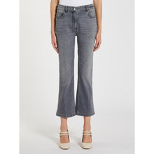 Load image into Gallery viewer, Marella Flare-Cropped Jeans in Grey
