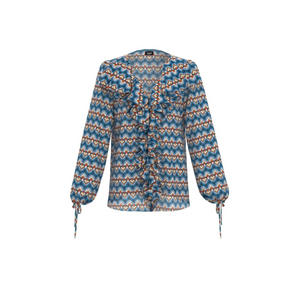 Emme Glassa Blouse in Turquoise