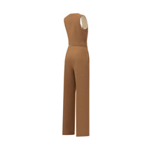 Load image into Gallery viewer, Emme Granada Vest &amp; Trs in Camel
