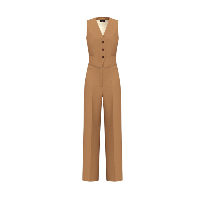 Emme Granada Vest & Trs in Camel