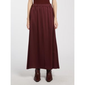 Marella Belluno Skirt in Bordeaux