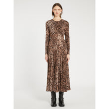 Load image into Gallery viewer, Marella Mecene Dress in Leapord Print
