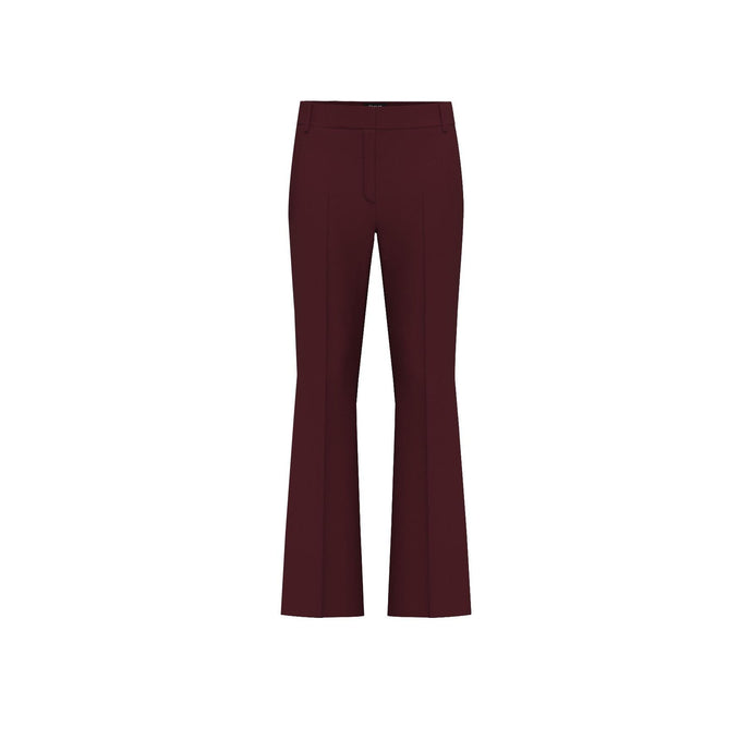 Emme Flare Trousers in Bordeaux