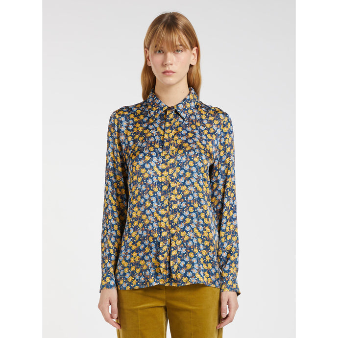 iBlue Kapok Blouse in Midnight Blue
