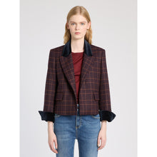 Load image into Gallery viewer, Marella Arcella Jacket Bordeaux Check
