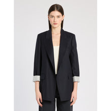 Load image into Gallery viewer, Marella Seuro Blazer in Navy

