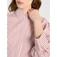 Load image into Gallery viewer, Marella Fragore Blouse in Red Pinstripe
