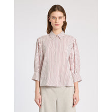 Load image into Gallery viewer, Marella Fragore Blouse in Red Pinstripe
