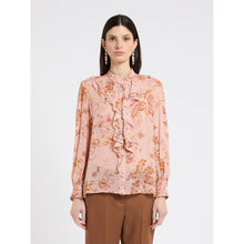 Load image into Gallery viewer, Marella Sabine Ruffle Blouse in Power Flower Print
