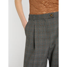 Load image into Gallery viewer, Marella Scarena Trousers in Grey Check
