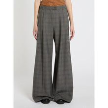 Load image into Gallery viewer, Marella Scarena Trousers in Grey Check
