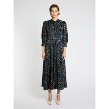Load image into Gallery viewer, Marella Fulcro Long Shirt Dress in Navy Pebble Print
