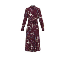 Load image into Gallery viewer, Emme Afone Shirt Dress in Bordeaux
