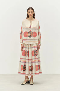 Devotion Twins Dilos Blouse in Cream