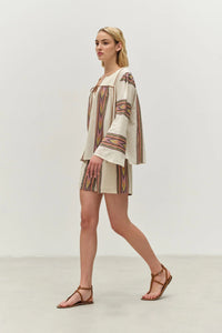 Devotion Twins Symmetry Blouse in Cream