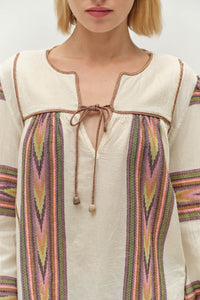 Devotion Twins Symmetry Blouse in Cream