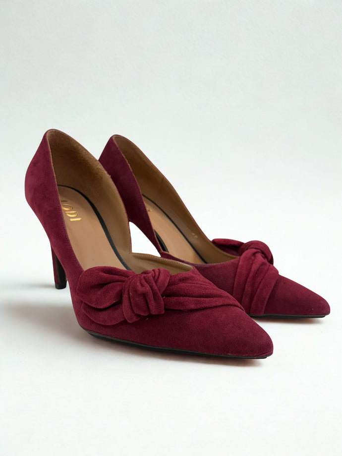 Lodi Riler Suede Shoe in Bordeaux