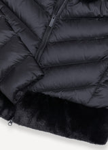 Load image into Gallery viewer, Colmar Cropped Down Jacket with Fur Inserts
