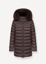 Load image into Gallery viewer, Colmar A-Line Down Jacket with Faux Fur
