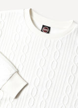 Load image into Gallery viewer, Colmar Cable-Knit Crewneck Sweatshirt
