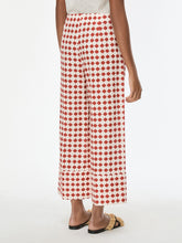 Load image into Gallery viewer, iBlues Zigrino Printed Trousers in Coral
