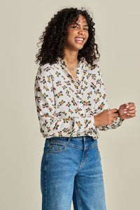 Pom Milly Butterfly Ecru Blouse