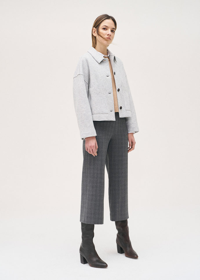 Rosso35 Crop Check Trousers