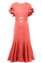 Load image into Gallery viewer, Edeline Dada Dress in Coral
