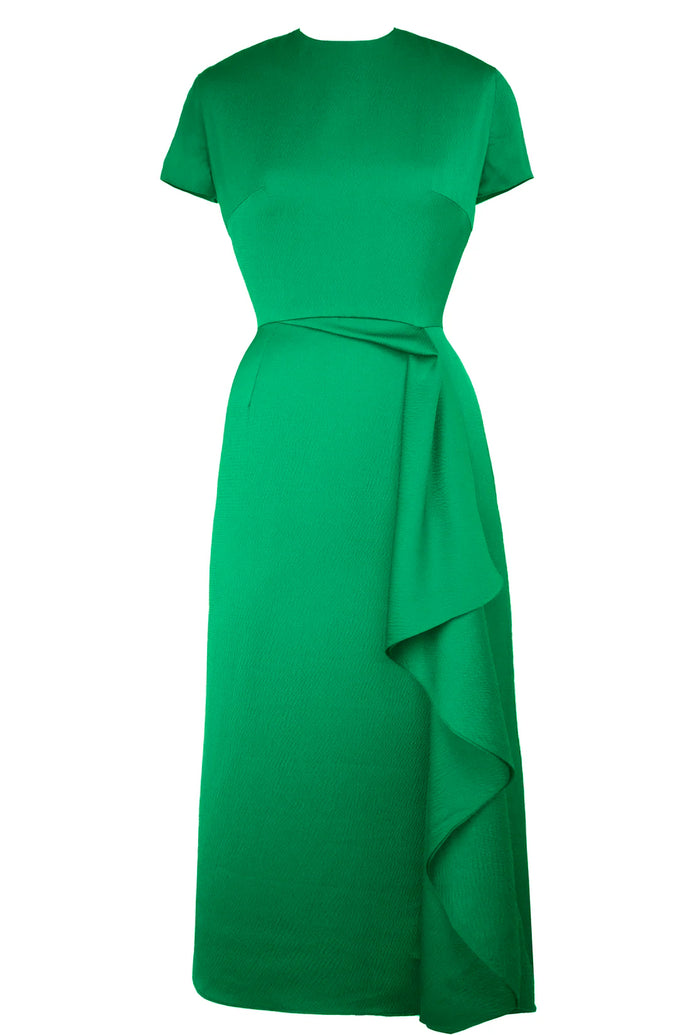 Edeline Irene Dress in Emerald
