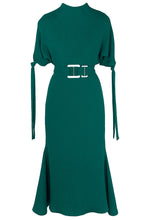 Load image into Gallery viewer, Edeline Pedernal Dress in Malachite
