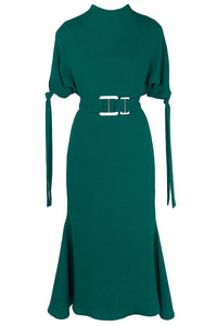 Edeline Pedernal Dress in Malachite