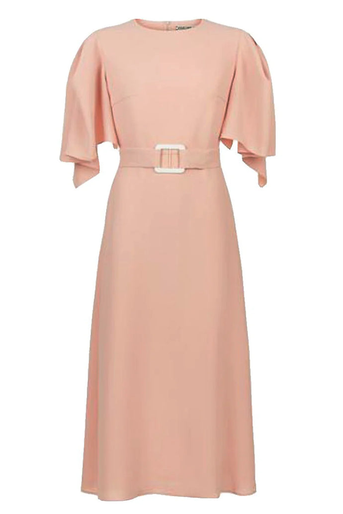 Edeline Mabel Dress In Pale Pink