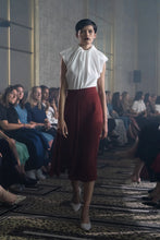 Load image into Gallery viewer, Edeline Lee Dawn Skirt in Rust
