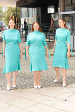 Load image into Gallery viewer, Edeline Pedernal Dress in Malachite
