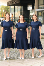 Load image into Gallery viewer, Edeline Dada Dress in Lapis
