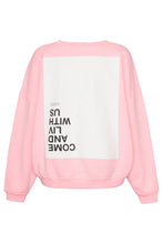 Load image into Gallery viewer, Liv Bergen Graphic Sweater in Neon Pink
